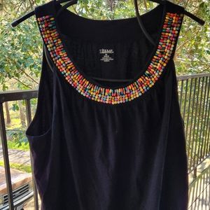 Beaded tank top size 14/16